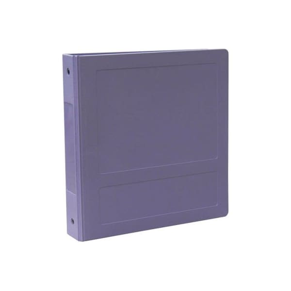 Omnimed 1" Molded Ring Binder, Side Open, Holds 250 Sheets, Lilac